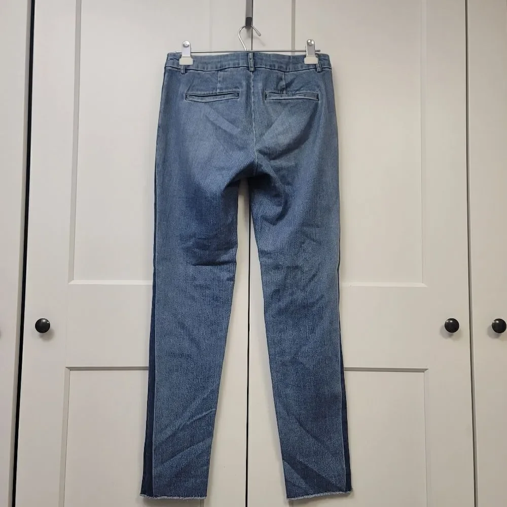 Vince Strapping Sunset Blvd Tuxedo Stripe Jeans, 26